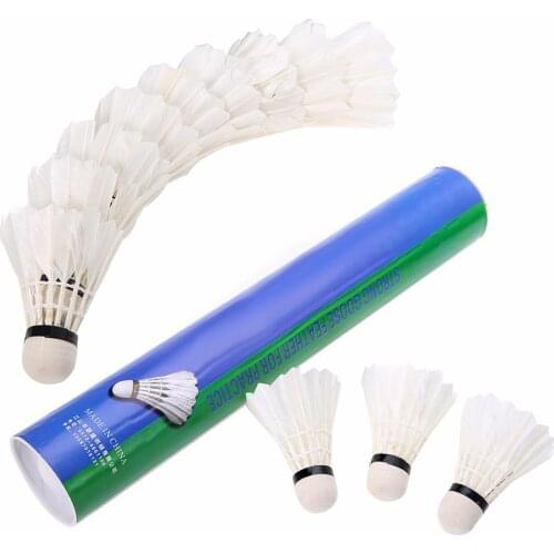 12PCS Badminton Shuttlecocks Stable Durable Training Badminton Balls For Indoor Outdoor Game Gym Sports Accessories