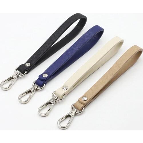 1PC 2020 New PU leather Wristlet Bag Strap bag Handles DIY purse Rep[placement Handbag Handles for Clutch Purse Wrist Strap