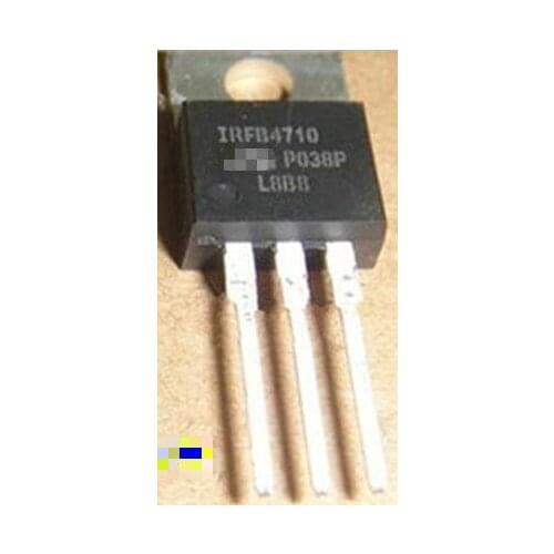 100% Original New IRFB4710 IRFB4710PBF 75A 100V TO-220 POWER MOSFET x 50PCS Connector