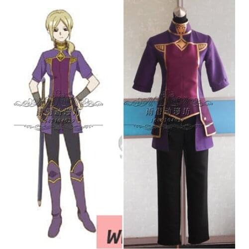 2016 Akagami no Shirayuki-hime Zen Wistalia Bodyguard Cosplay Costume
