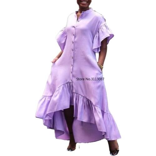 African Dresses for Women 2021 Summer African Women Yellow Red Long Dress African Clothes