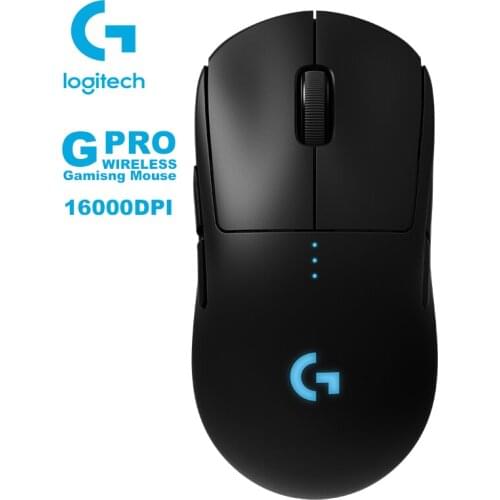 Logitech G PRO Wireless Gaming RGB Mouse with HERO 16K DPI Sensor LIGHTSPEED 4-8 PROGRAMMABLE BUTTONS for MMO MOBA Gaming Mouse