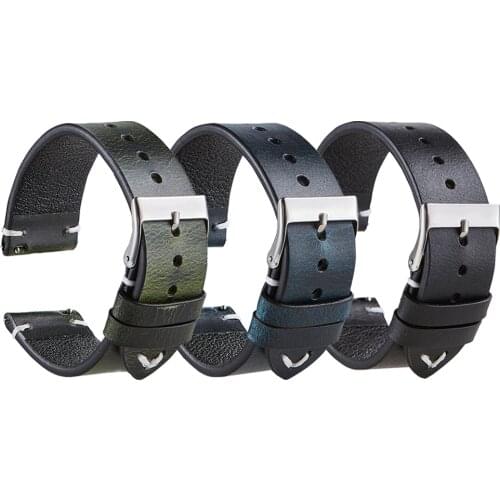 Vintage oil wax Leather Band For Samsung Galaxy Watch 3 45mm 41mm/46mm/S3 Strap Active2 44mm 40mm Wristband Bracelet Accessories