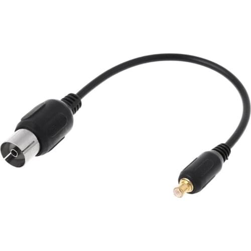 C1FB 1PC IEC to MCX Antenna Pigtail Cable Adapter Connector For USB TV DVB-T Tuner