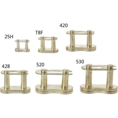 Motorcycle Chain Buckle Ring Link 25H# T8F# 420# 428# 520# 530# Motorcycle Chain & Transmission Kit