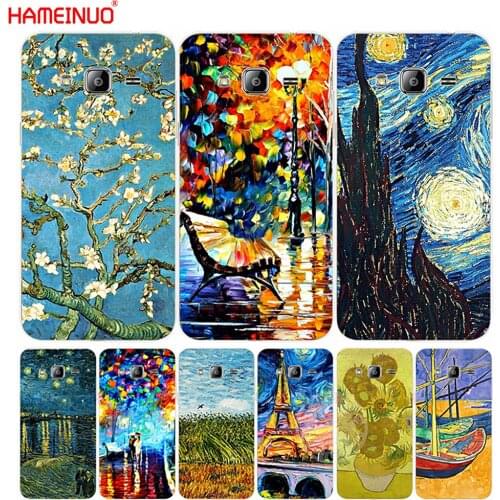 HAMEINUO Starry Night Van Gogh boat tree flower cover phone case for Samsung Galaxy J1 J2 J3 J5 J7 MINI ACE 2016 2015