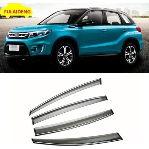 For Suzuki Vitara 2016-2019 Car Window Visor Vent Sun Shade Rain Guard Door Visor Car Styling Accessories