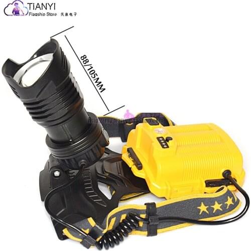 Hig light Single head XH-P70 lamp beads high-power lighting headlight 18650 battery can support USB charging lighting headlight