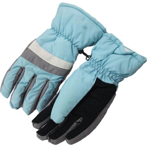 Mens Adult Wind Rain Non-Slip Ski Gloves Warm Wholesale Space Cotton Gloves Winter