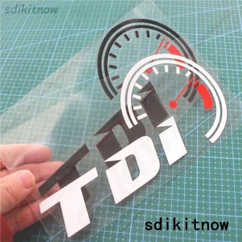 2021 Car Dash board TURBO Decal Speed Sticker Styling windshield light Decoration For Volkswagen TDI TSI Polo Golf Jetta Passat