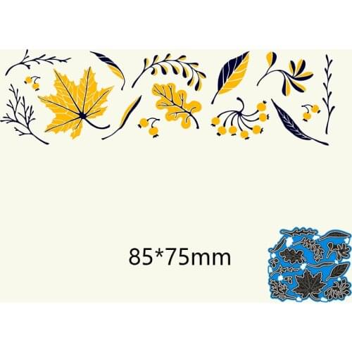 85*75mm New Metal Cutting dies leaves Maple leaf Stencils for DIY Scrapbooking Paper Cards Craft Making Craft Decoration