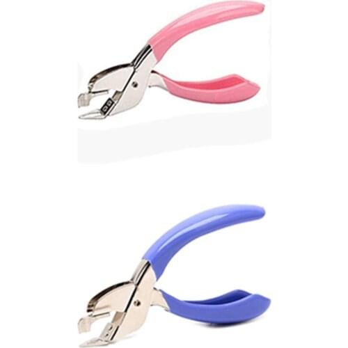 PPYY-TEN-WIN 8501 Handheld Staple Remover 2 Pieces, No Damage to Paper Staple Remover, Office Staple Remover, Staple Removal Too