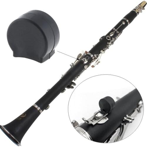 Rubber Clarinet Black Thumb Rest Saver Cushion Pad Finger Protector Comfortable for Clarinet