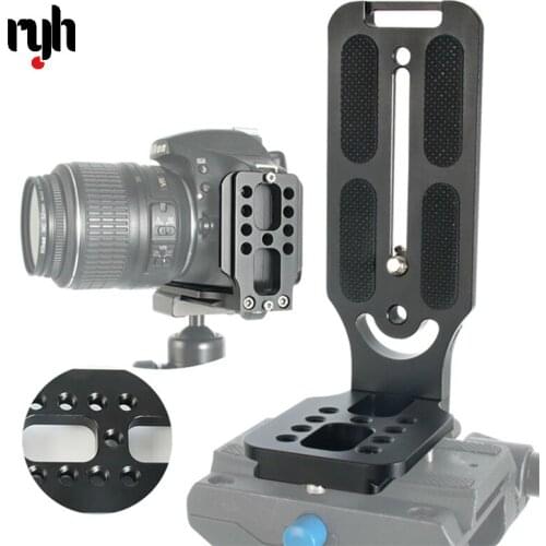 Tripod dslr camera arca swiss Quick Release L Plate L shape bracket holder hand grip with 1/4 screw for canon nikon sony