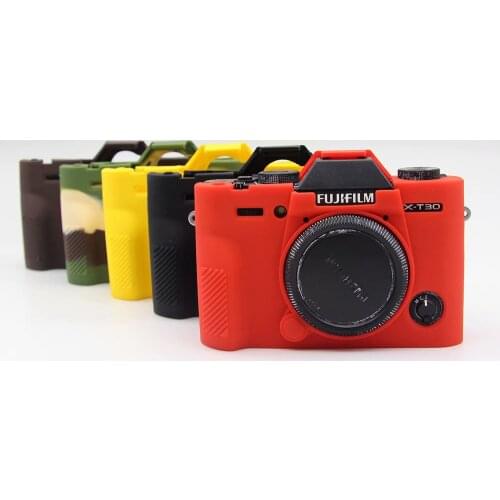 Silicone Case Rubber Camera case Protective Body Cover Camera Video Bag For FUJI Fujifilm XT10 XT-10 XT20 XT30 XT-30