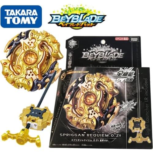 Takara Tomy Beyblade Burst B-00 Starter Spriggan Requiem .0.Zt Golden Ax Ver. With Launcher Bey blade 4D Gift Toys For Children