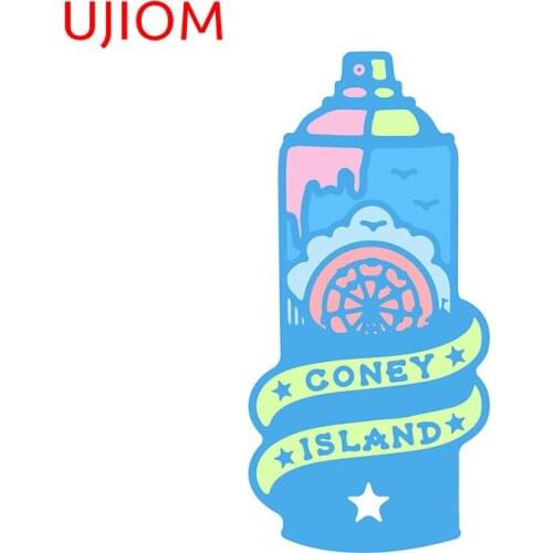 UJIOM Spray Paint Can Switch Panel Sticker Waterproof Home Decoration Living Room Decor Bathroom Kitchen Wall Stickers