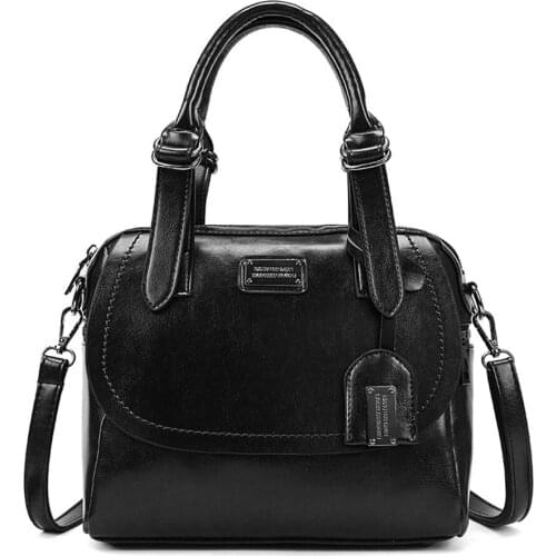 Vintage Leather Women Shoulder Bag Handbags Female Crossbody Bags For Women Messenger Bags Famous Brand Ladies Hand Bag bolsas