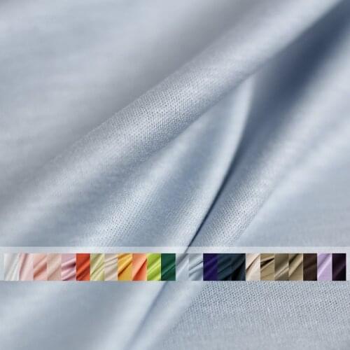 White waxberry Japanese Knitting Mercerized Cotton Fabrics Garment Materials Summer Women T-Shirt DIY Sewing Cloth Freeshipping