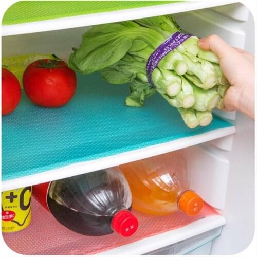 1 Pcs Refrigerator Mats Antibacterial Antifouling Mildew Moisture Absorption Pad For Fridge Refrigerator Pad
