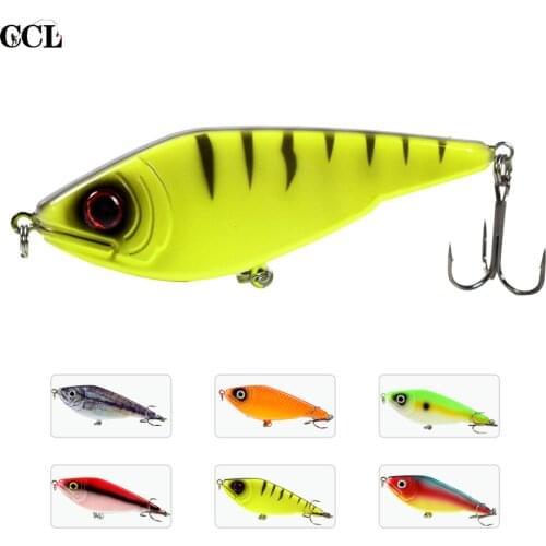 12CM 51.5G Bionic Hard Jerkbait Slow Sinking NO.2 Nickel Hooks For Ocean Lake River 3D Eyes Fishing Lures For Zander Troute Pike
