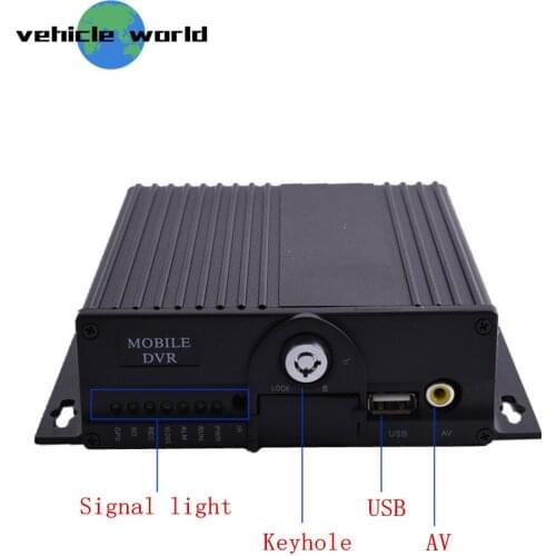 2.0MP AHD 1080P 4Ch Double SD Card Truck Taxi Car School Bus Mobile dvr