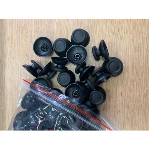 200pcs/lot For PS4 game controller 3D analog joystick mushroom cap black or grey