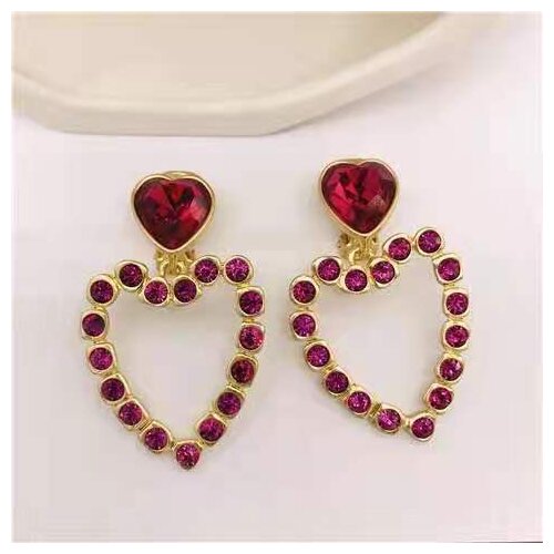 2021 Amybaby Luxury Fashion Vintage Crystal Stone Womens Stud Earring Jewelry For Party