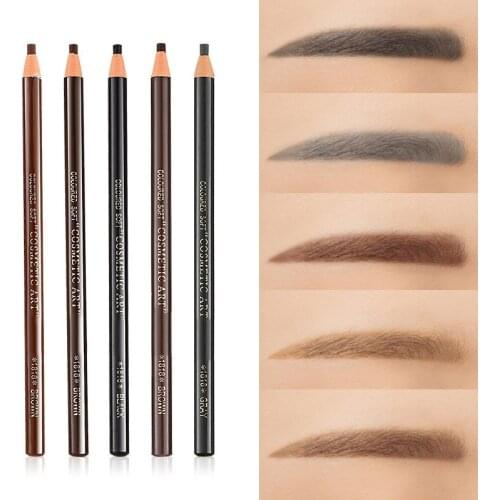 5 Pcs Waterproof Microblading Eyebrow Peel-off Pencil Makeup Eyebrow Pencil Cosmetics Tools MPwell