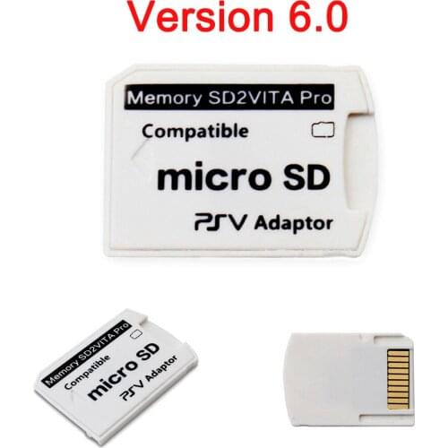 V6.0 SD2VITA PSVSD Memory Card Adapter For PSVita Henkaku 3.65 System 1000 2000 TF Card Converter Memory Card Is Not Included