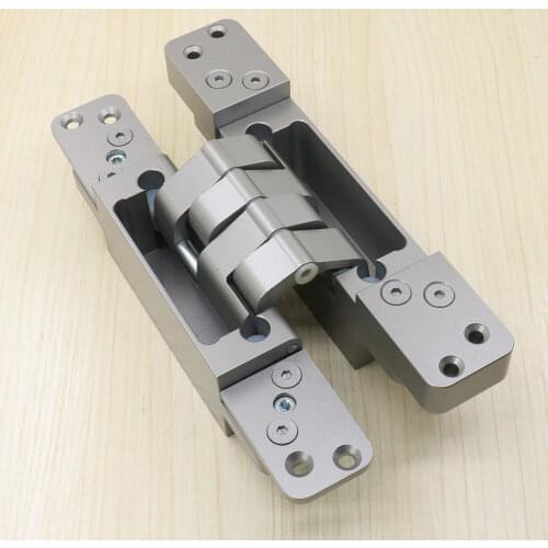 Aluminium profile concealed door hinge rebated door invisible hinges