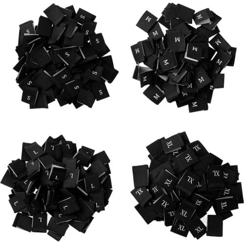 Size Tags For Clothing Woven Clothing Size Labels For Clothing Labels Embossed Tags DIY Flag Labels For Garment Sewing Accessory