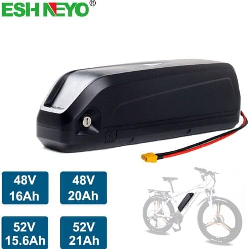 Electric Bicycle Battery Pack 48V 13AH 16AH 20AH 52V Downtube Lithium Fat Snow E-Bike Batteries For Bafang BBS01B BBS02B BBSHD