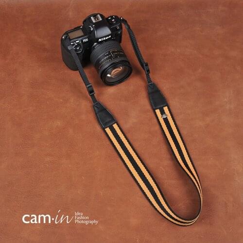 Cam-in 8195 camera neck strap soft cotton simple shoulder strap for Nikon Sony