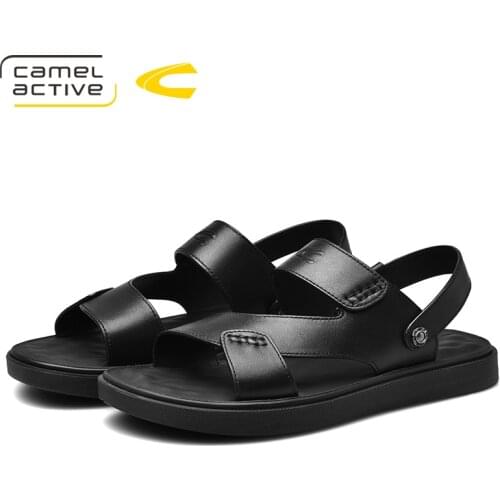 Camel Active 2019 New Genuine Leather Quick-Dryin Sandals Summer Quality Casual Sneakers Anti-Slippery Outdoor Beach Shoes 19368