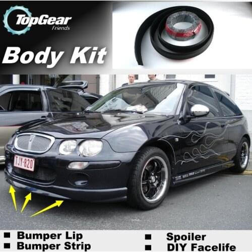 Bumper Lip Deflector Lips For Rover 200 / 25 Front Spoiler Skirt For TopGear Friends to Car Tuning View / Body Kit / Strip
