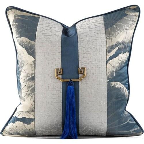 Decorative Cushions 45x45cm Car Cushion Pillow For Sofa Tradditioal Chinese Home Decor Patchwork Cushion Cover