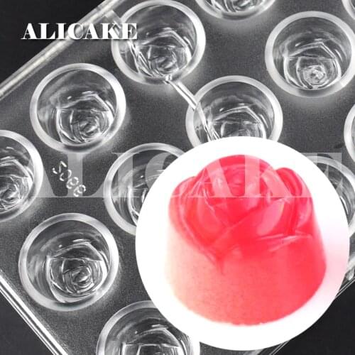 3D Chocolate Bar Mould Polycarbonate Tray Mold Baking Pastry Tools Bakeware Cake Decorating Tools for Baker Plastic Kitchen tool