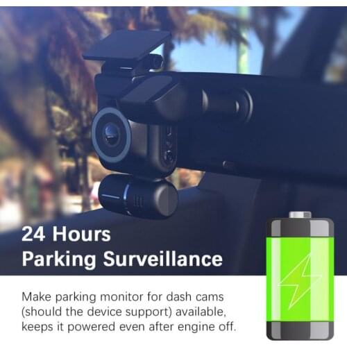 Hardwire Kit Mini USB Hard Wire Kit for Dashcam 12-36V to 5V 2A Dash Camera