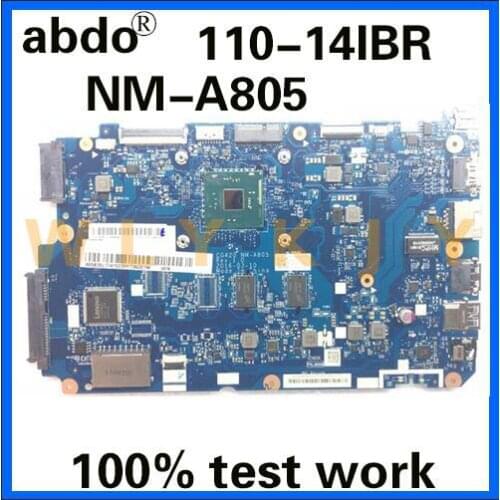 Abdo CG420 NM-A805 motherboard for Lenovo 110-14IBR notebook motherboard CPU N3060 2G RAM 100% test work