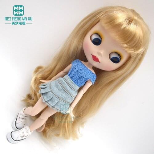 Blyth doll clothes fashion three-piece for 28cm Blyth Azone 1/6 doll accessories