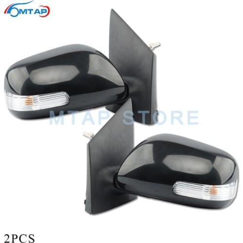 MTAP 2PCS For Toyota For Vios 2008-2013 NCP92 ZSP92 Outer Side Rearview Mirror Assy Door Back Up Mirror Assembly 3 / 5 / 7 Pins