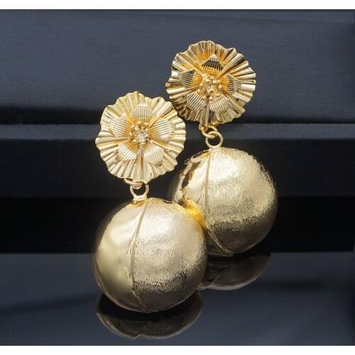 Newest Fashion COPPER Earrings For Women European Design Drop Earrings Gift For Friend