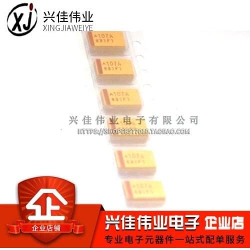 Original 20pcs/ 10V100UF 107A D7343 D 100UF 10V Tantalum Capacitor