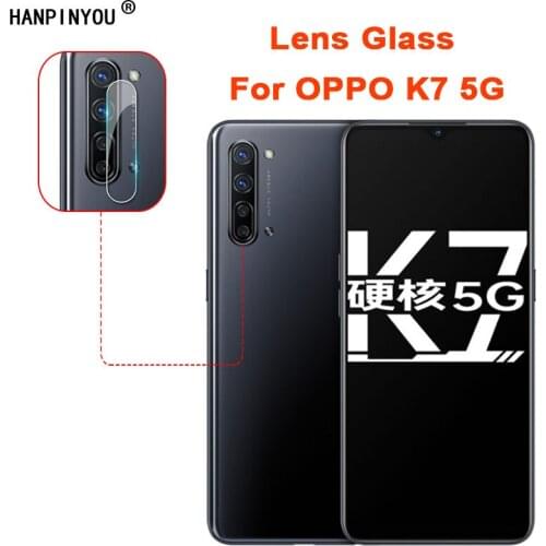 For OPPO K7 5G 6.4" Clear Ultra Slim Back Camera Lens Protector Rear Camera Lens Cover Soft Fiber Tempered Glass Protection Film