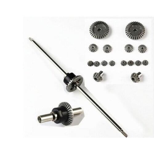 Wltoys 12428 12423 RC Car Spare Parts Upgrade Metal Gear 30T 24T 12T Differential Large Gear Driving Gear 0011+0012+0013+0014