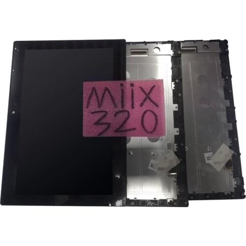 For 10.1"Lenovo MIIX320 MIIX 320-10ICR MIIX 320 LCD Display Touch Screen Digitizer Assembly with Frame + Tools