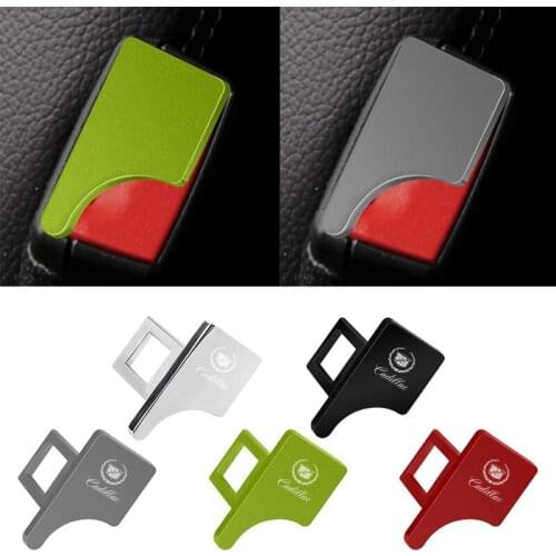 1/2Pcs Car Safety Buckle Clip Seat Belt Plug Alarm Canceler Stopper for Cadillac Escalade SUV ATS XT4 XT5 XT6 CTS Accessories
