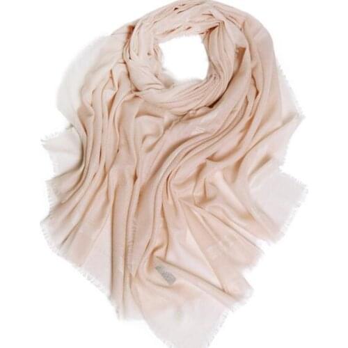 100% cashmere solid scarf tassel soft pashmina for women high quality