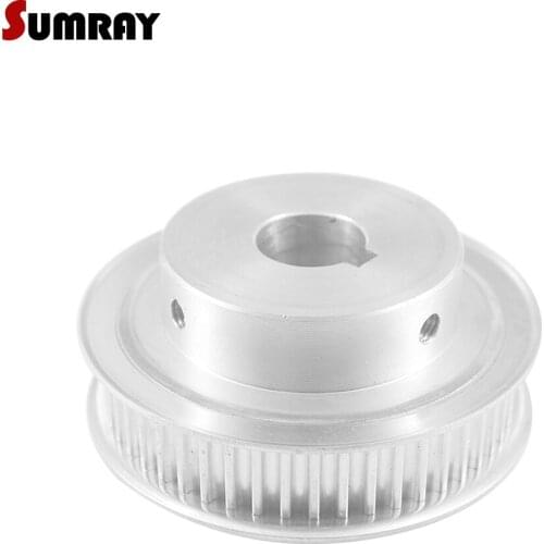 SUMRAY 5M 42T Keyway Timing Pulley 10/12/14/15/20mm bore keyway diameter 3/4/5/6mm 16/21mm width Tooth Belt Pulley